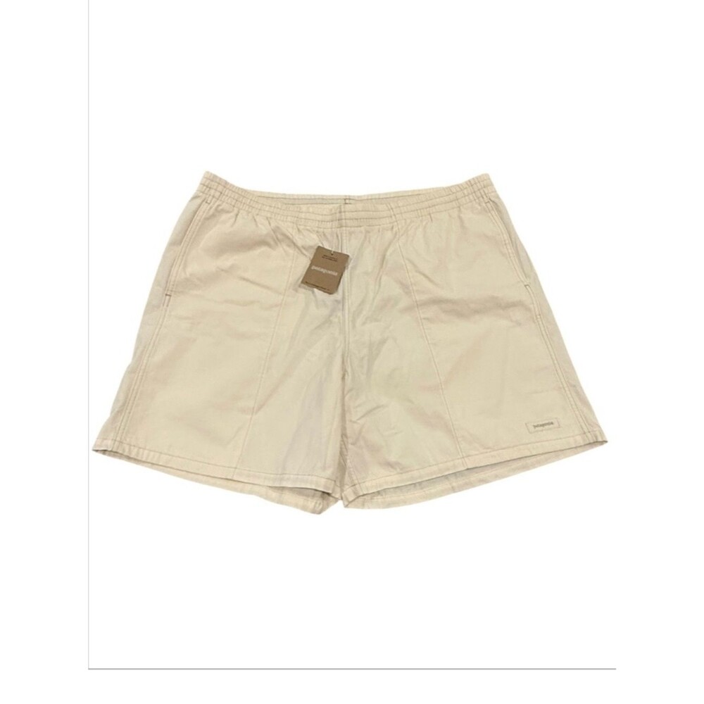 Patagonia Funhoggers Shorts XXL Undyed Natural Cotton NWT 6” Inseam